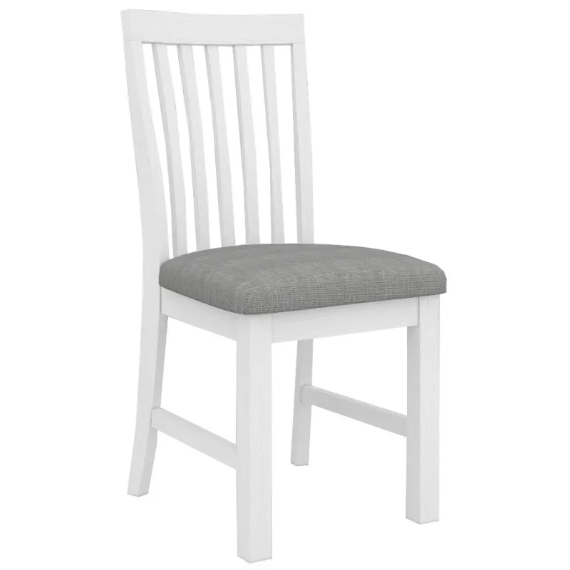 VI Coastal Solid Timber Fabric Upholstered Seat Dining Chair