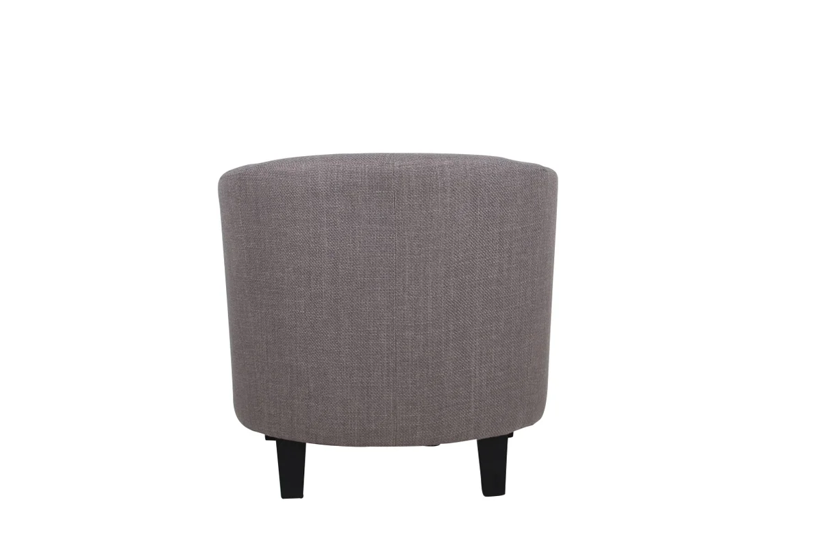 EL Tasman Fabric Upholstered Timber Leg Tub Chair