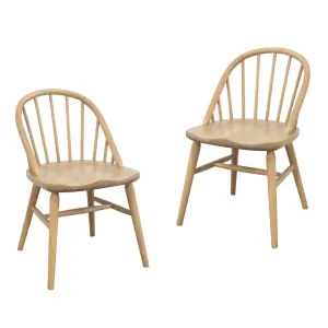 CT Vera Solid Timber Dining Chair - Set of 2 thumbnail 3