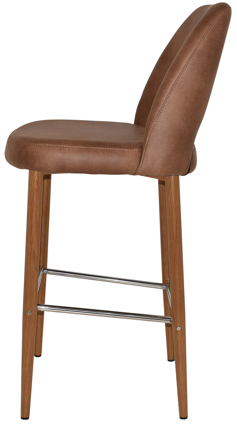 EZ STOOL ALBURY SIDE 750 METAL LIGHTOAK