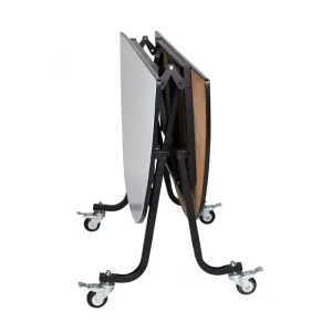 MA Flip Up & Folding Portable Round Table thumbnail 3