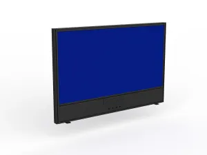 OL Studio Screen with Ducting for Agile Shared Desk – Breath Fabric with Black Frame thumbnail 7