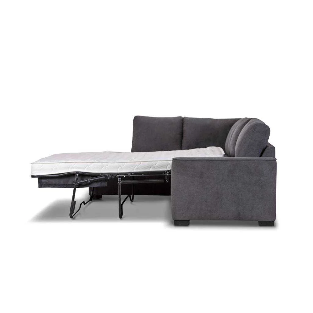 VI Kristie 3 Seater Fabric Sofabed with Chaise