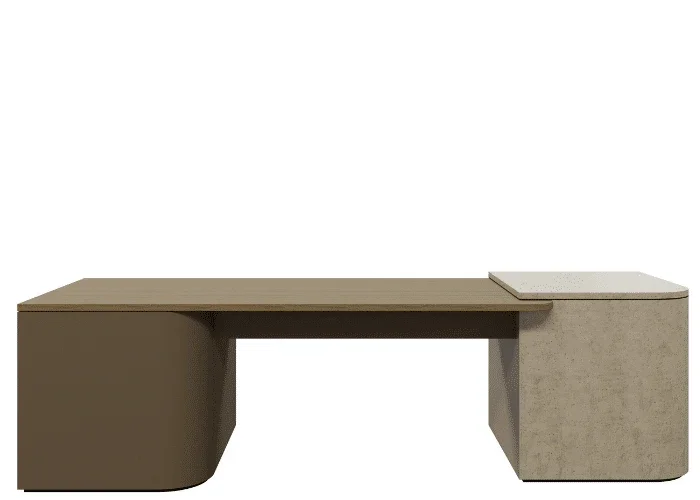 DD Danni 2 Drawer 1 Cupboard Executive Desk
