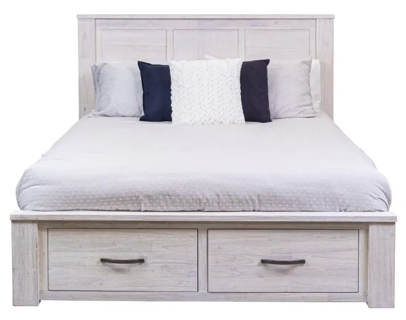 VI Florida Solid Timber 2 Bedend Drawer Storage Bed