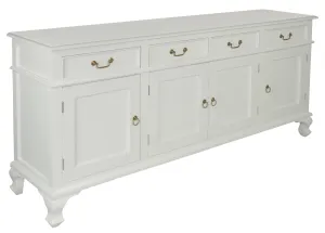 CT Queen Anne Solid Timber 4 Door 4 Drawer Buffet thumbnail 4
