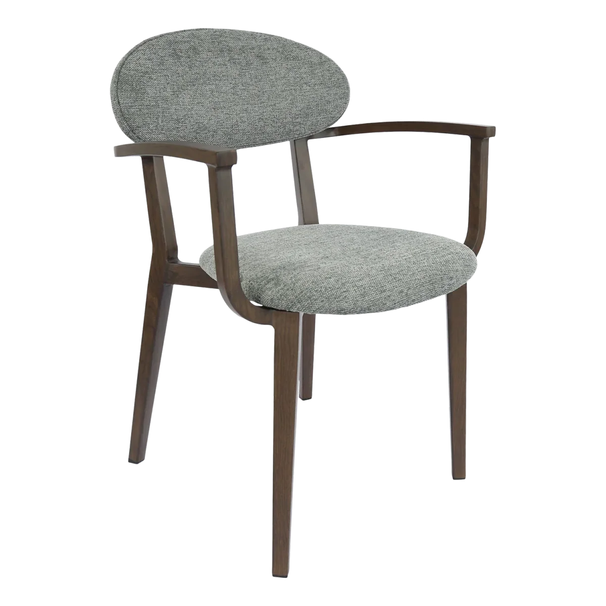 FL Atlanta Fabric Upholstered Hospitality Stackable Dining Armchair