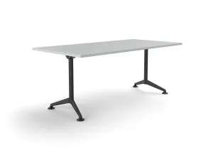 OL Modulus All Black Fixed Leg Meeting Table thumbnail 4