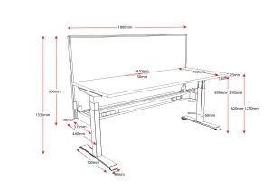 RL Boost Light Motorized Height Adjustable Desk thumbnail 4