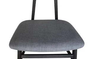 VI Patchwood Solid Timber Fabric Seat Dining Chair thumbnail 2