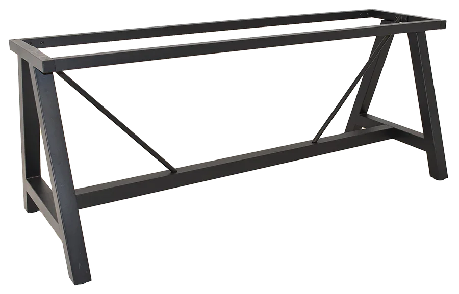 EZ BASE TABLE A FRAME 1200MM H730 BLACK
