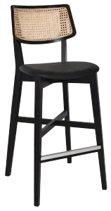 EZ Phoenix Solid Timber Framed Rattan Back Barstool thumbnail 6