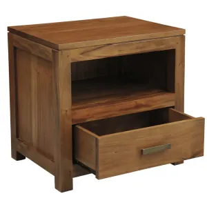 CT Paris Solid Timber 1 Drawer Lamp Table thumbnail 6