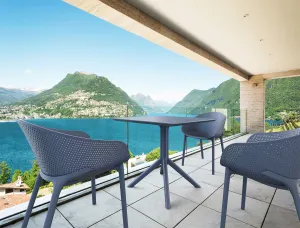 FL Sky Hospitality Square Outdoor Dining Table thumbnail 8