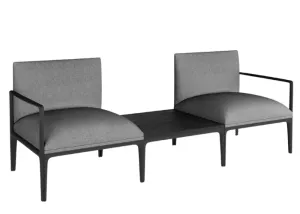 DD Kinetic Straight Back Fabric Upholstered Breakout Seating thumbnail 3