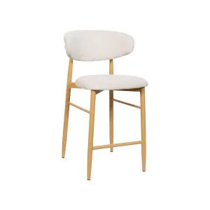 VI Louis Fabric Upholstered Metal Leg Bar Stool thumbnail 8