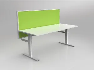 OL Agile 1 Person Workstation with 50mm Central Divider Screen thumbnail 8