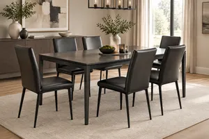 MD Chelles PU Upholstered Dining Chair thumbnail 2
