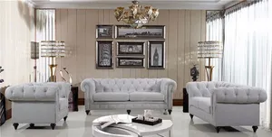 BT Chesterfield Fabric Upholstered 3 Seater Sofa thumbnail 3
