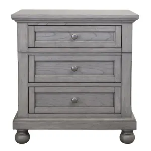 BT Pasadena Bedside Chest-Aged Black & Grey Sonoma thumbnail 1