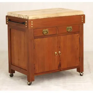 CT Heritage 2 Door 2 Drawer Butcher's Block thumbnail 3