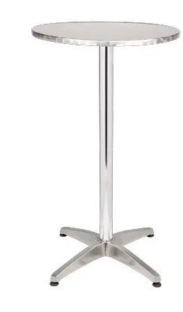 MA Milan Aluminium Base Hospitality Outdoor Round Bar Table