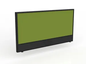 OL Studio Screen with Ducting for Agile Shared Desk – Splice Fabric with Black Frame thumbnail 14