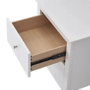 VI Lunar Solid Timber 2 Drawer Bedside Table thumbnail 5