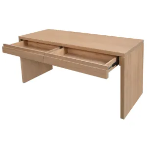 CT Apollo Solid Timber 2 Drawer Home Office Desk thumbnail 2