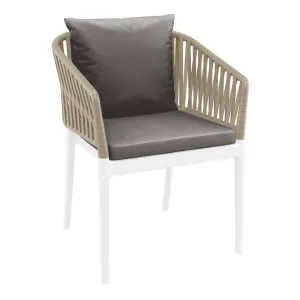 FL Siesta Portofino Hospitality Outdoor Stackable Armchair thumbnail 14