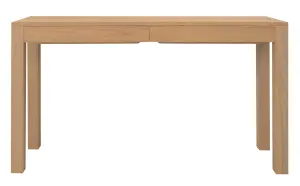 CT Amsterdam Solid Mindi Timber 2 Drawer Sofa Table thumbnail 1