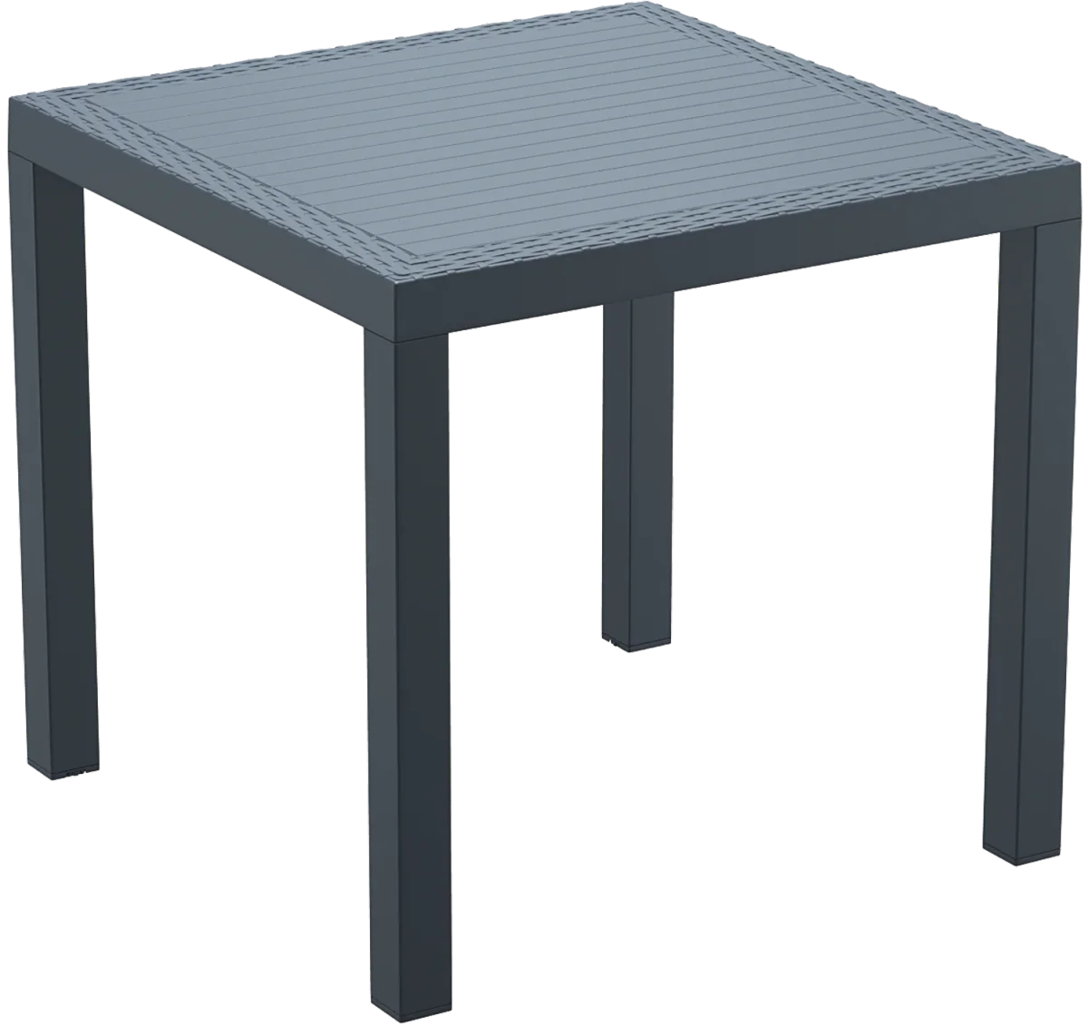 FL 3 Piece Outdoor Square Dining Table Setting with Ibiza Armchair
