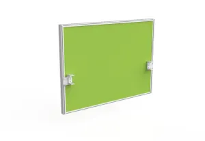 OL Studio50 Deskmount Screens Panel – Breath Fabric with White Frame – 1200mm Height thumbnail 1