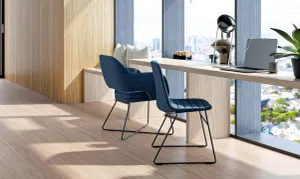 OL Sofia PU Leather Upholstered Sled Base Breakout Chair thumbnail 12