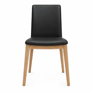 MD Clara Leather Upholstered Timber Leg Dining Chair thumbnail 2