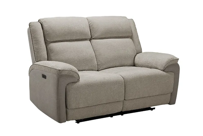 VI Angus Fabric Upholstered 2 Seater or Single Seater Electric Recliner Sofa