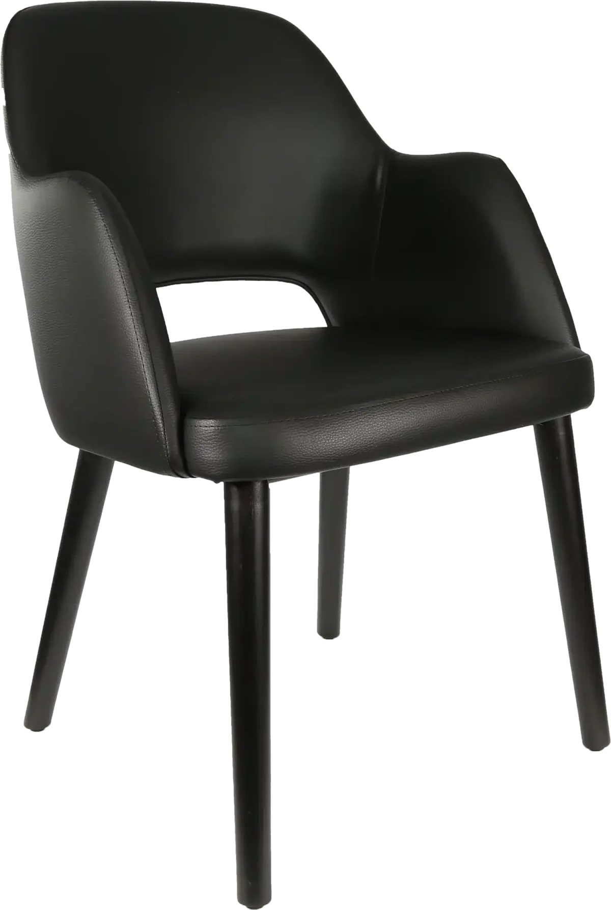 FL Sorbet Vinyl Upholstered Timber Legs Hospitality Chair