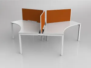 OL Axis 3 User 120° Workstation with Screen - Breathe Fabric thumbnail 12