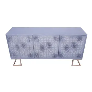 CR Silvius Solid Timber 3 Door Sideboard thumbnail 2
