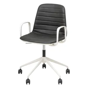 OL Sofia PU Leather Upholstered Boardroom Chair with Tilt and Arms thumbnail 7