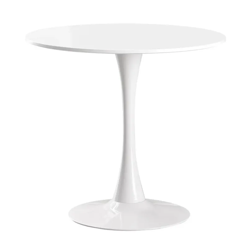 BT Tulip 80cm Diameter MDF Round Top Metal Base Dining Table
