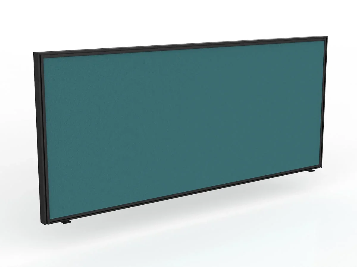 Ol Anvil Desk 6-User Double Sided Workspace with Splice Fabric Screen & Black Frame thumbnail 7