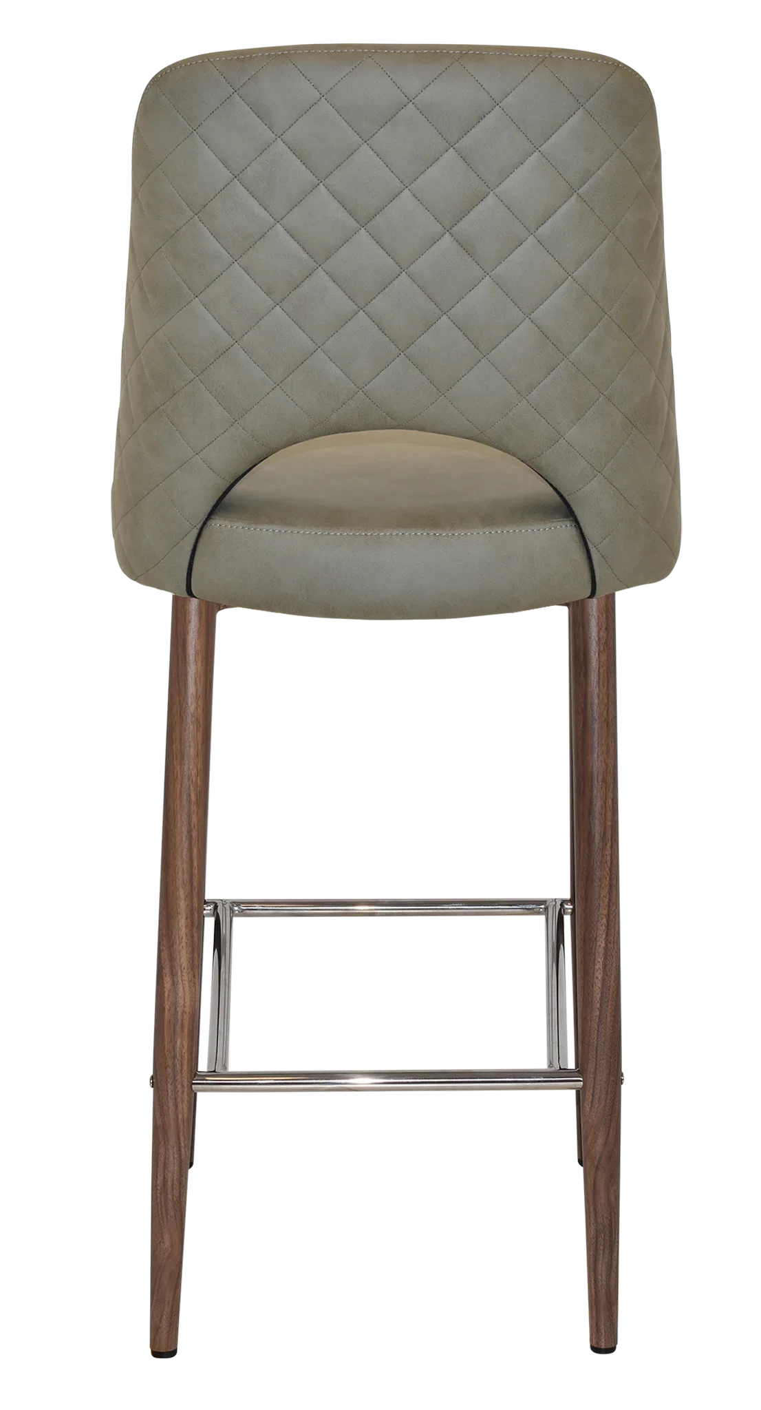 EZ STOOL ALBURY SIDE 750 METAL LIGHT WALNUT
