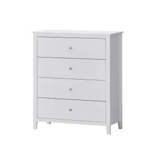 VI Lunar Solid Timber 4 Drawer Tallboy thumbnail 2