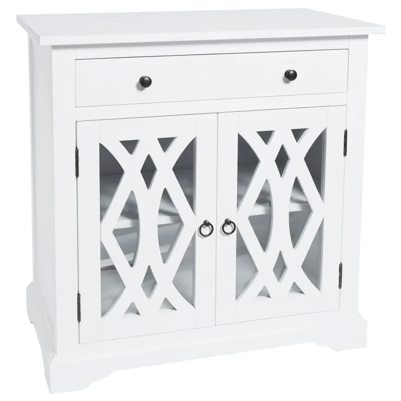 SH Bobby Bedside White with 1 Drawer