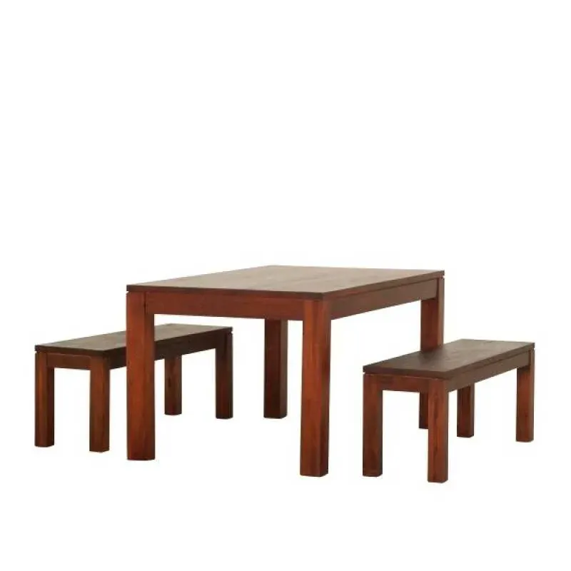 CT Amsterdam Solid Timber 3 Piece Dining Set 150cm