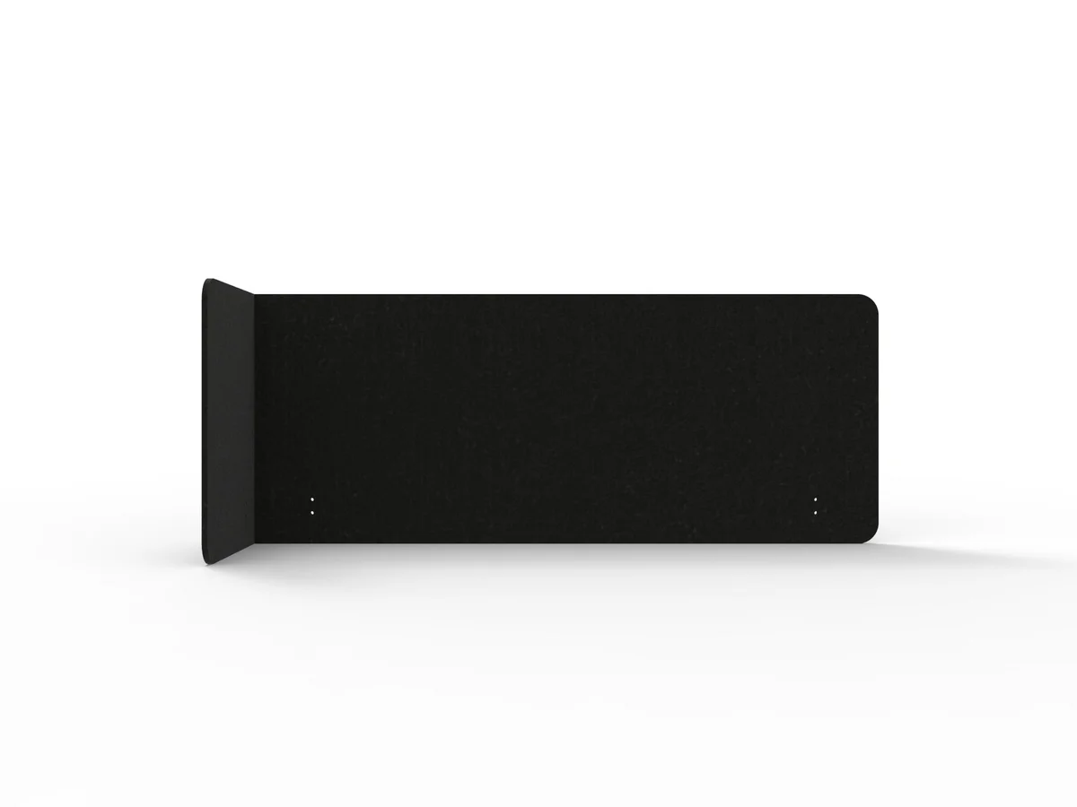 RL Acouline  Quarter Left End Wrap Screen for Workstation