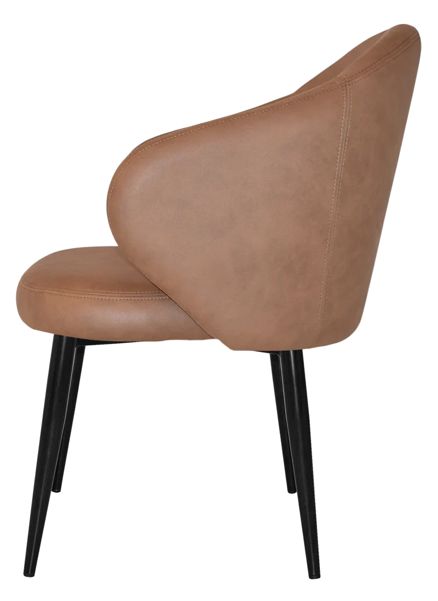 EZ ARM CHAIR HUGO METAL BLACK