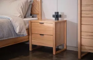 VI Perisher Solid Timber 2 Drawer Bedside thumbnail 6