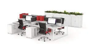 OL Anvil Double Sided 6 User Desk Frame thumbnail 2